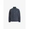 Allsaints Eavis Relaxed Fit Chore Jacket In Fountain Blue