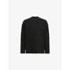 Allsaints Long-sleeved T-shirt In Jet Black