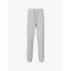 Allsaints Mens Carbon Grey Future Brand-print Cotton Jogging Bottoms In Gray