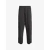 Allsaints Mens Grvstone Grey Underground Relaxed-fit Organic-cotton Jogging Bottoms