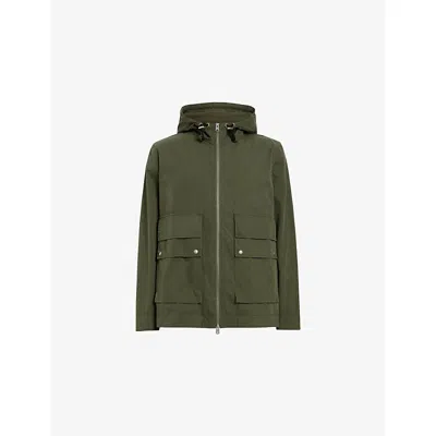 ALLSAINTS MENS ALLSAINTS MORTON HOODED COTTON BLEND JACKET