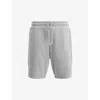 Allsaints Mens Felix Logo-embroidered Relaxed-fit Recycled-polyester Shorts Machine Grey Xs