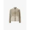 Allsaints Rothwell Washed Cotton Workwear Jacket In Mire Brown