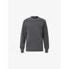 Allsaints Mode Merino Wool Crewneck Sweater In Gray