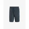 Allsaints Mens Felix Logo-embroidered Relaxed-fit Recycled-polyester Shorts Pitched Blue Xs In Pitched Blue