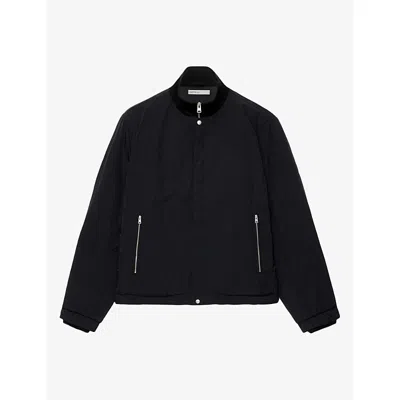 Allsaints Mens Rusland Padded Shell Jacket Black