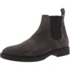 Allsaints Mens Stretch Suede Chukka Boots In Grey