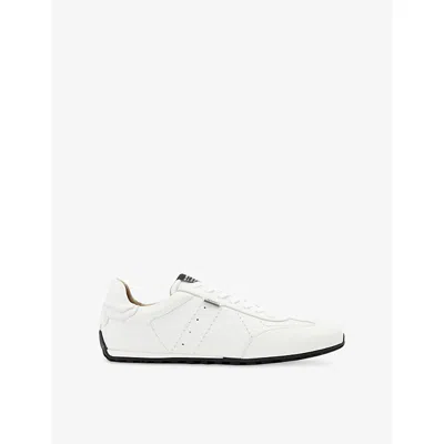Allsaints Mens  Liam Leather Trainers In White