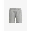 Allsaints Warden Swimshorts In White/blue