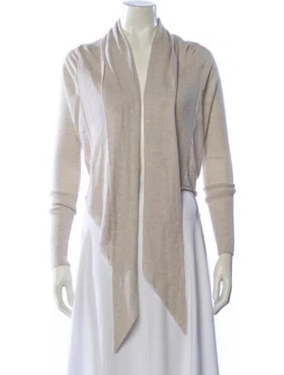 Pre-owned Allsaints Merino Wool Cowl Neck Sweater In Neutral