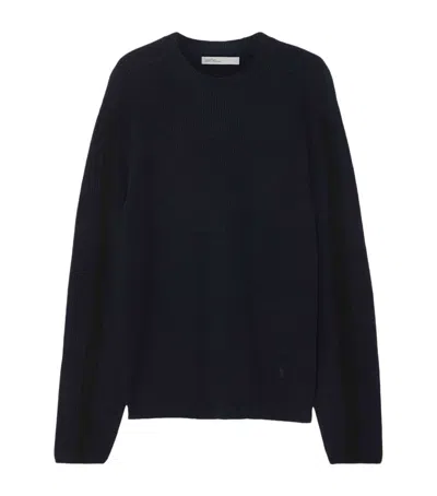 Allsaints Merino Wool Hawke Sweater In Black
