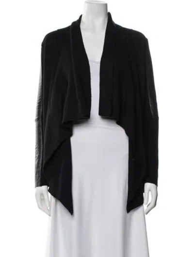 Pre-owned Allsaints Merino Wool Jacket In Black