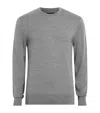 Allsaints Mode Regular Fit Merino Wool Sweater In Grey