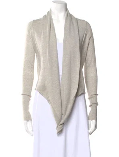 Pre-owned Allsaints Merino Wool V-neck Sweater In Neutral