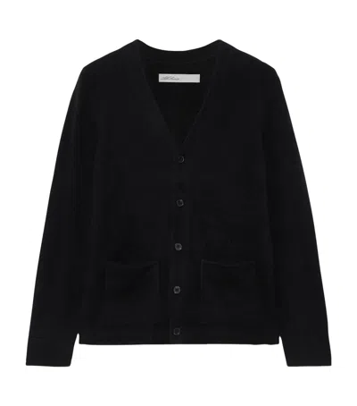 Allsaints Mens Wulf Button-down Merino-wool Cardigan Black Xl