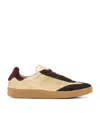 Allsaints Metallic-leather Thelma Sneakers In Black