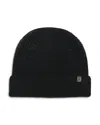 Allsaints Star Tinsel Metallic Beanie In Black