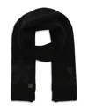 Allsaints Metallic Star Scarf In Black