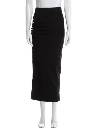 Pre-owned Allsaints Midi Length Skirt In Black
