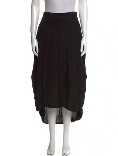 Pre-owned Allsaints Midi Length Skirt In Black