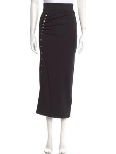 Pre-owned Allsaints Midi Length Skirt In Black