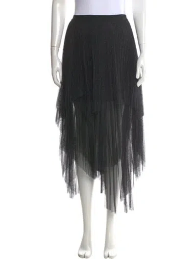 Pre-owned Allsaints Midi Length Skirt In Black