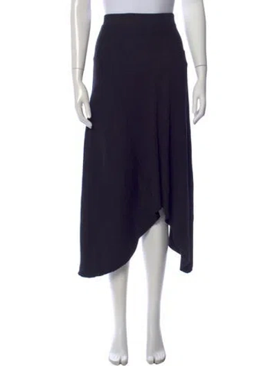 Pre-owned Allsaints Midi Length Skirt In Black