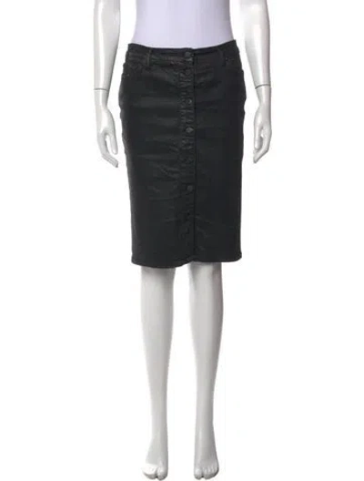 Pre-owned Allsaints Midi Length Skirt In Black