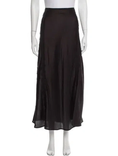 Pre-owned Allsaints Midi Length Skirt In Gray