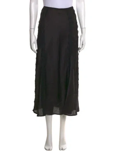 Pre-owned Allsaints Midi Length Skirt W/ Tags In Black