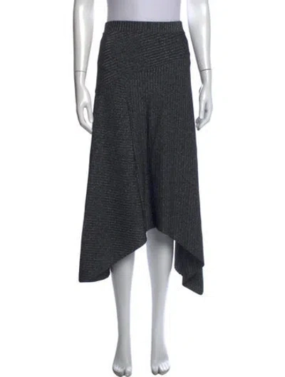 Pre-owned Allsaints Midi Length Skirt W/ Tags In Grey