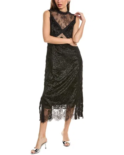 Allsaints Mila Leppo Maxi Dress In Red