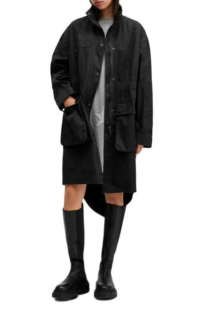 Allsaints Milla Parka In Black