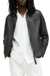 ALLSAINTS MILLER LAMBSKIN LEATHER BIKER JACKET