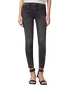 Allsaints Miller Push Up High Rise Skinny Ankle Jeans In Washed Black In Washed Black