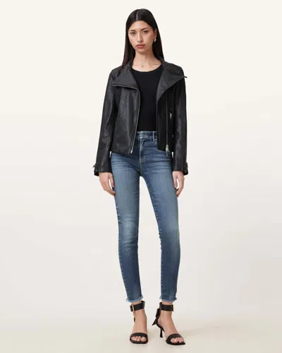 ALLSAINTS MILLER PUSH UP SKINNY FIT DENIM JEANS