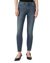 Allsaints Miller Size Me Mid Rise Skinny Jeans In Washed Indigo In Blue