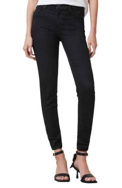 Allsaints Miller Skinny Jeans In Black