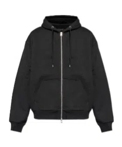 Allsaints Milo Zip-up Hoodie In Black