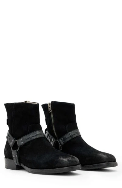 Allsaints Milton Harness Boot In Black