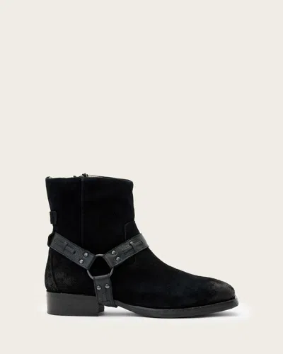 Allsaints Milton Harness Boot In Black