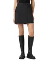 Allsaints Mimmie Asymmetric Skort In Black