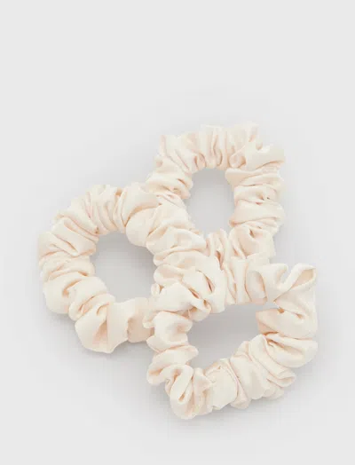 Allsaints Mini 3 Pack Scrunchi In White