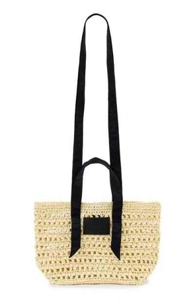 Allsaints Celayne Woven-design Tote Bag In Neutral