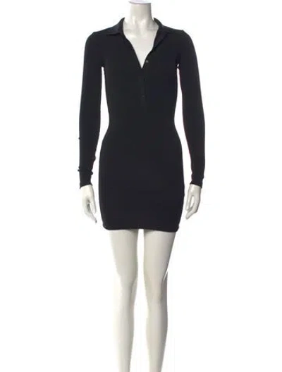 Pre-owned Allsaints Mini Dress In Black