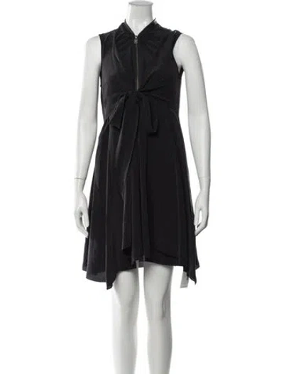 Pre-owned Allsaints Mini Dress In Black