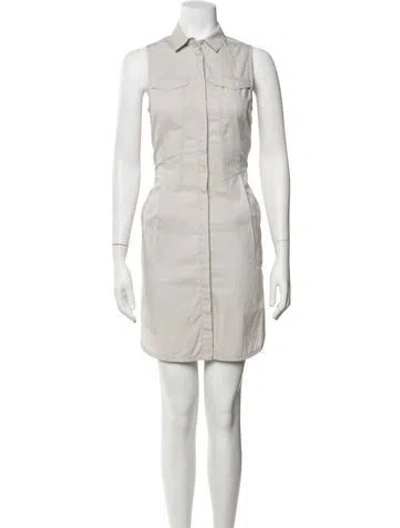 Pre-owned Allsaints Mini Dress In Grey