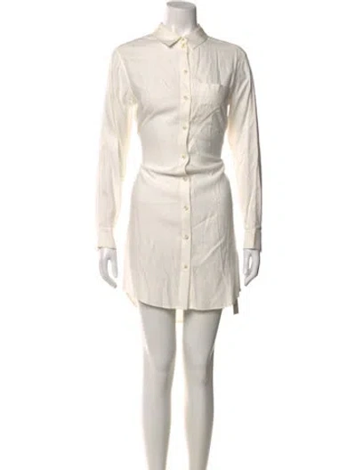 Pre-owned Allsaints Mini Dress In Neutral