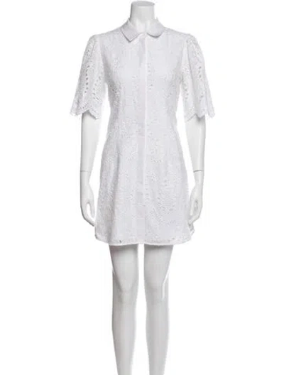 Pre-owned Allsaints Mini Dress In White