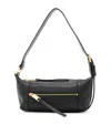 Allsaints Womens Black Vega Mini Leather Shoulder Bag In Black